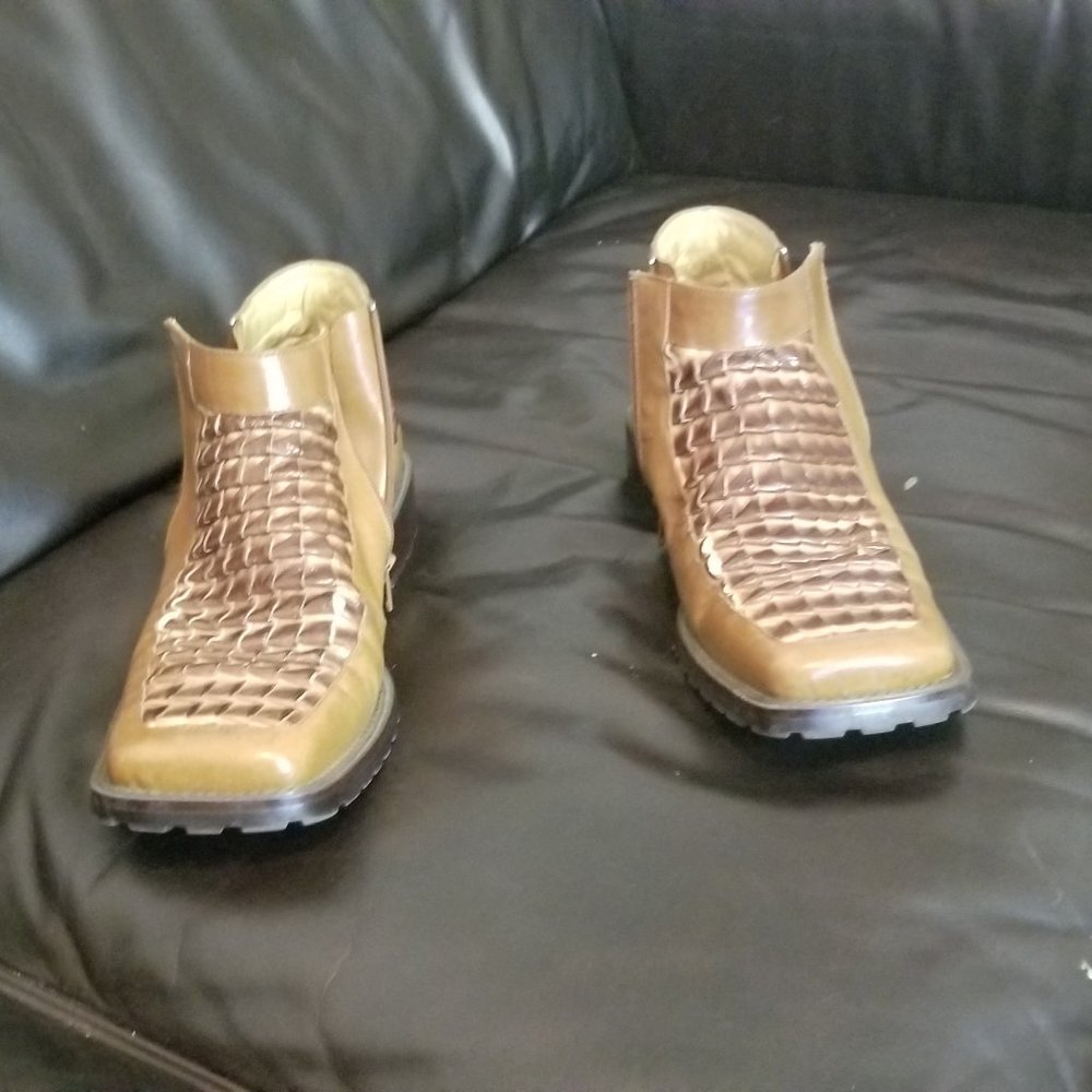 Men's Brown Leather Shoes
